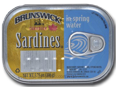 Brunswick Sardines In Spring Water 106g