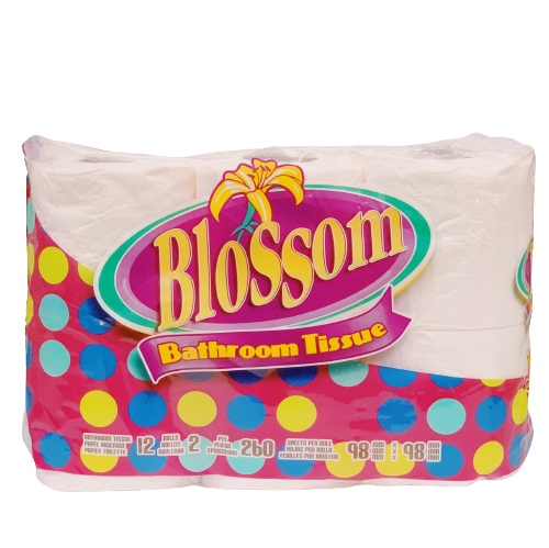 Blossom Toilet Tissue 2 Ply 260 Sheets